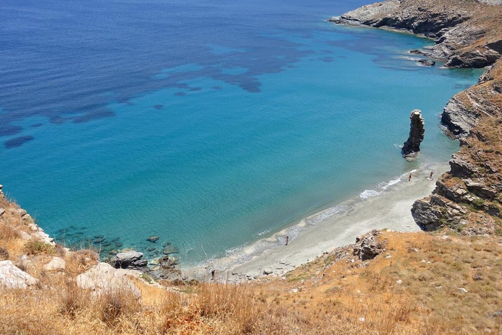 Spiaggia di Grias Pidima, Andros