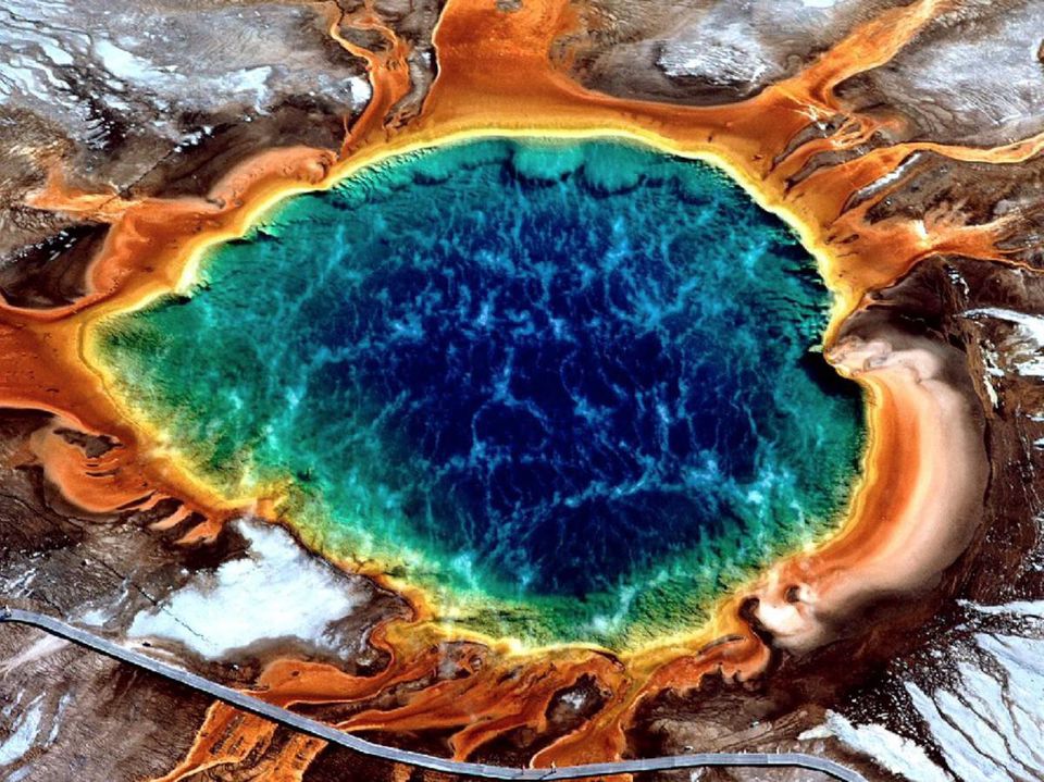 Η λίμνη Yellowstone στην πολιτεία Ουαϊόμινγκ των ΗΠΑ