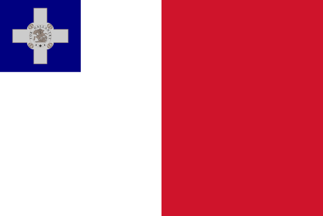 Η ανεπίσημη σημαία της Μάλτας το διάστημα 1943–1964