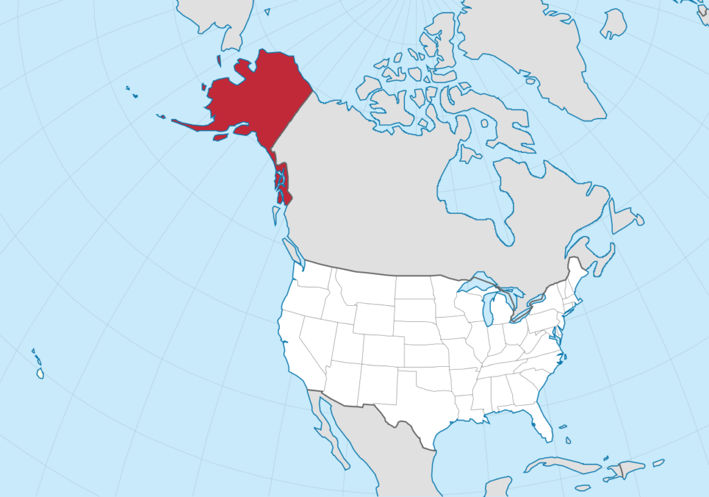 Χάρτης Αλάσκα