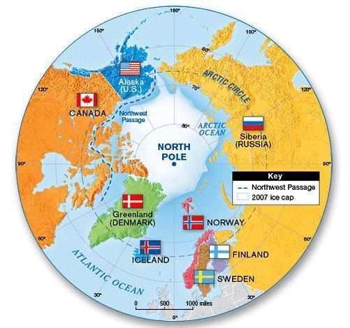 Χώρες στον Αρκτικό Κύκλο
