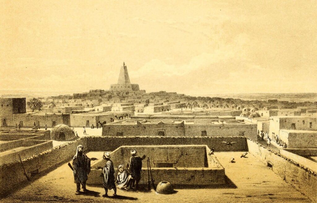 Η πόλη του Τιμπουκτού σε σχέδιο του 1858 (φωτ. nationalgeographic.org/FL Historical 1D)