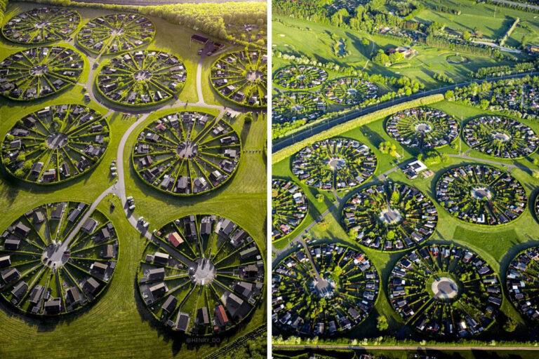 Brøndby Garden City: μια κοινότητα στην Δανία ζει σε σουρεάλ κυκλικούς κήπους