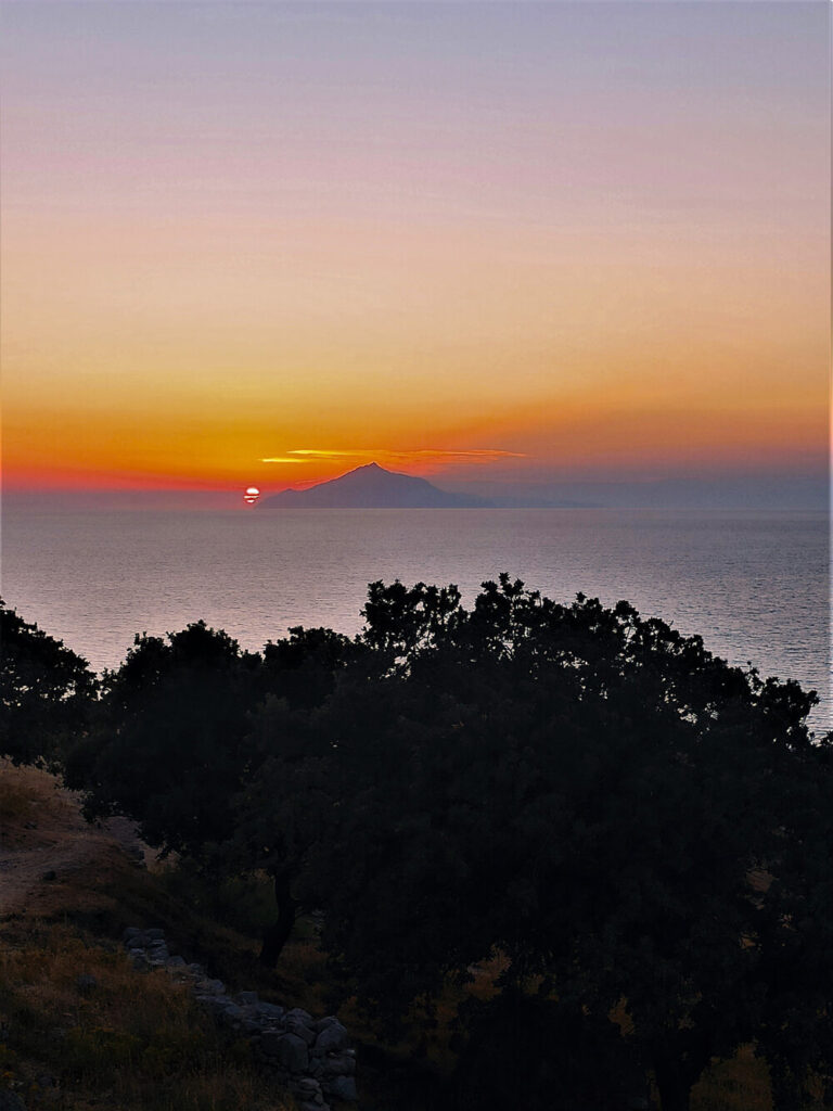 Θέα από το κάστρο της Μύρινας