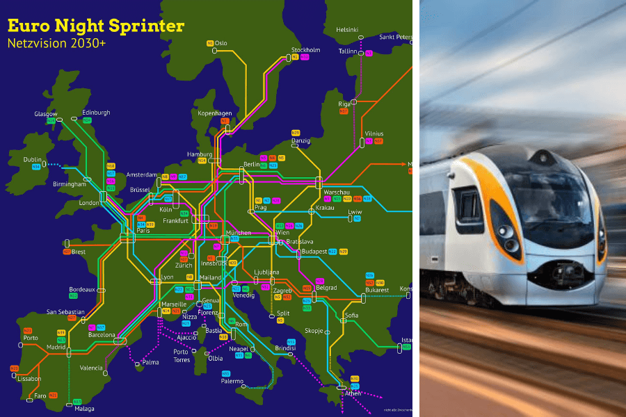 Euro Night Sprinter: Ένας υπερευρωπαϊκός σιδηρόδρομος με νυχτερινά δρομολόγια