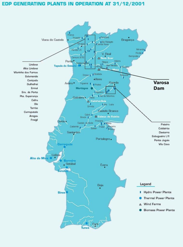 Εδώ οι καλοί χάρτες: Φράγμα Varosa στην Πορτογαλία