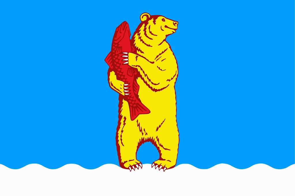 Η σημαία του Anadyr (Ρωσία)
