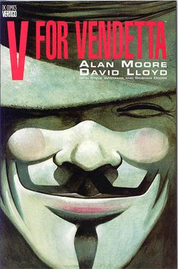 Το εξώφυλλο του V for Vendetta από τον David Lloyd (πηγή: wikipedia)