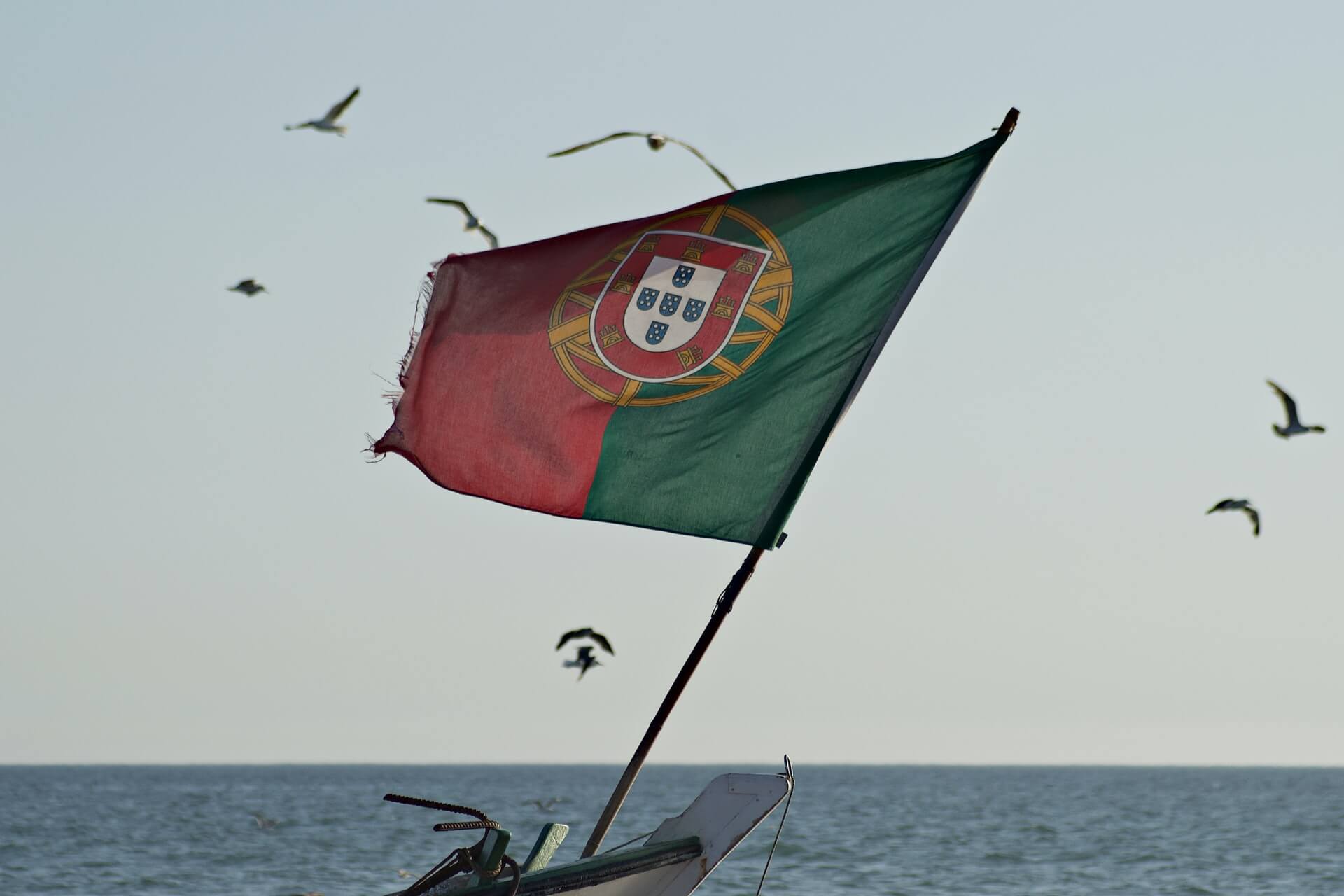 Η σημαία της Πορτογαλίας (πηγή: unsplash)