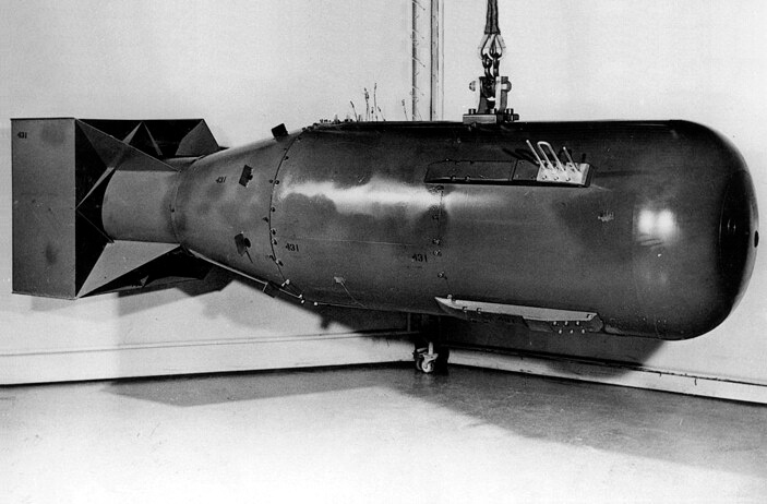 Η ατομική βόμβα Little Boy (πηγή: wikipedia)