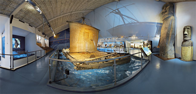 Άποψη από το εσωτερικό του Μουσείου Κον-Τίκι (πηγή: wikipedia)