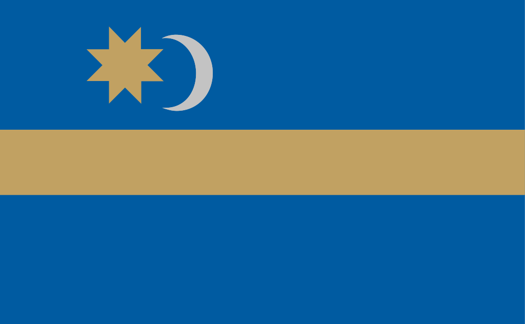 Η σημαία της «Γης του Σέκελι» (πηγή: Wikimedia Commons)