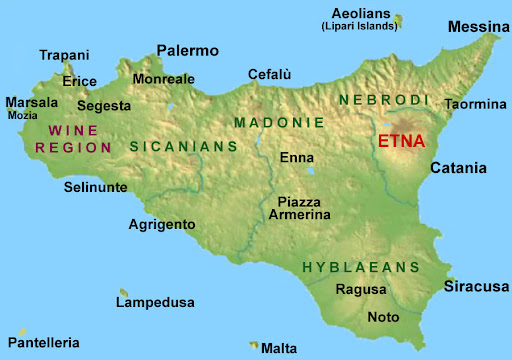Εδώ οι καλοί χάρτες: Σικελία