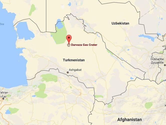 Εδώ οι καλοί οι χάρτες: Οι Πύλες της Κολάσεως στο Τουρκμενιστάν (πηγή: thescarechamber.com)