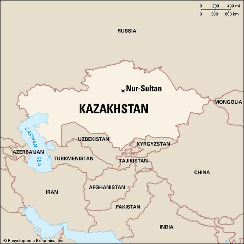 Εδώ οι καλοί χάρτες: Καζακστάν (πηγή: britannica)