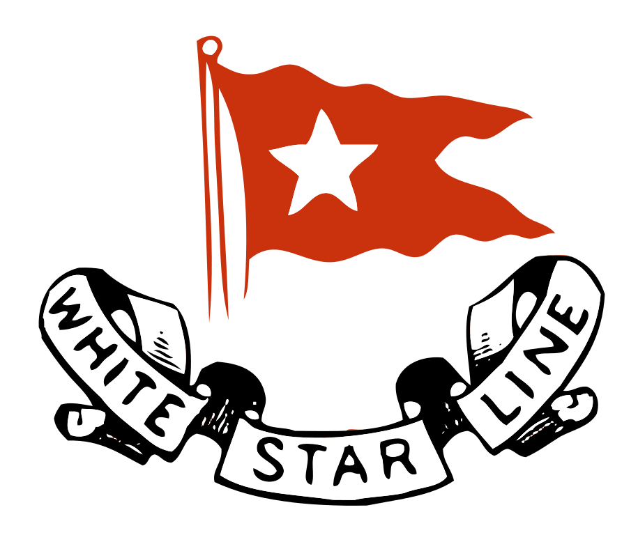Το λογότυπο της εταιρείας White Star Line (πηγή: Wikimedia Commons)