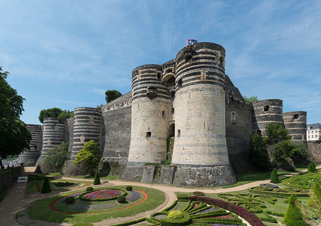 Η νότια πλευρά του Κάστρου του Ανζέ (πηγή: Wikimedia Commons)