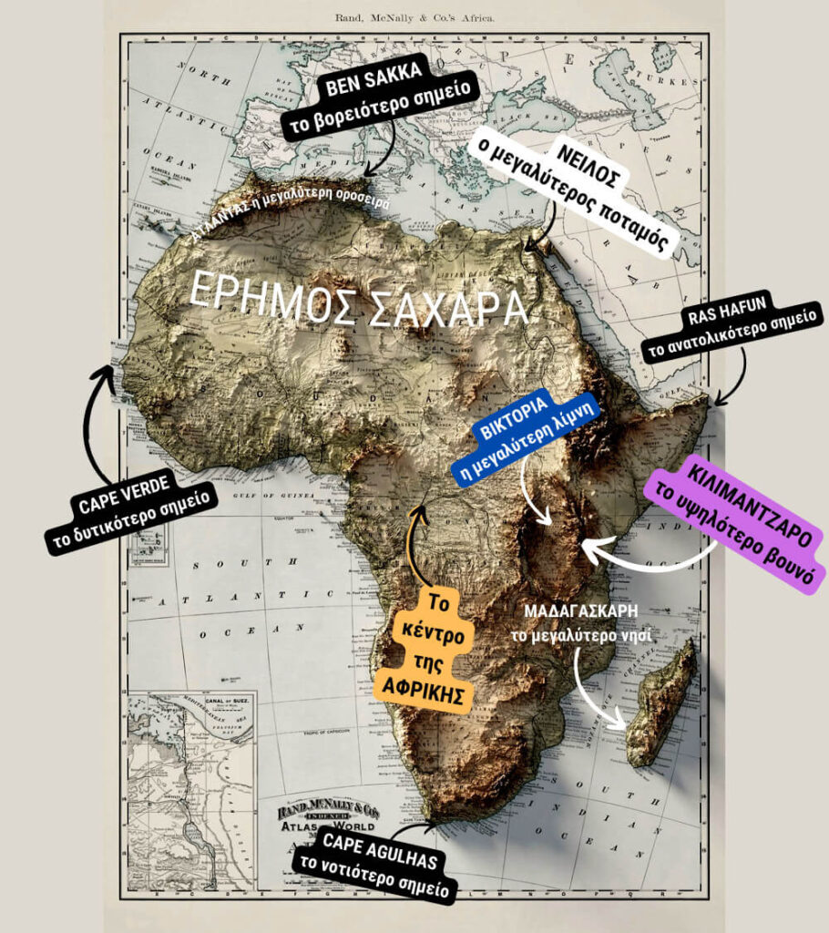 Γεωγραφία Αφρικής: Οι αριθμοί της αφρικανικής ηπείρου