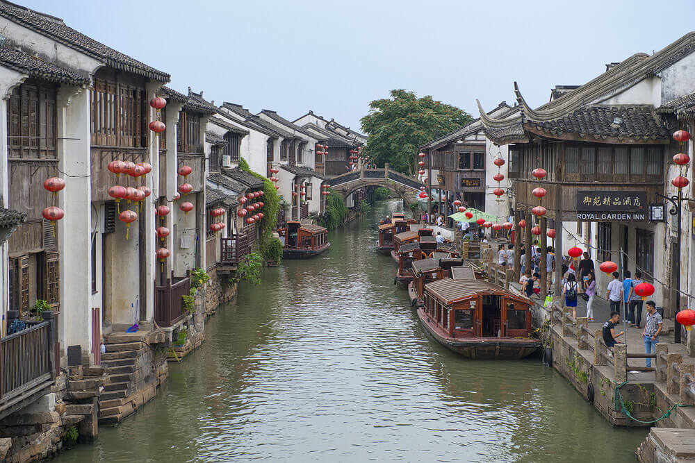 Το Μεγάλο Κανάλι διασχίζει μια πόλη (πηγή: whc.unesco.org/©Ko Hon Chiu Vincent)