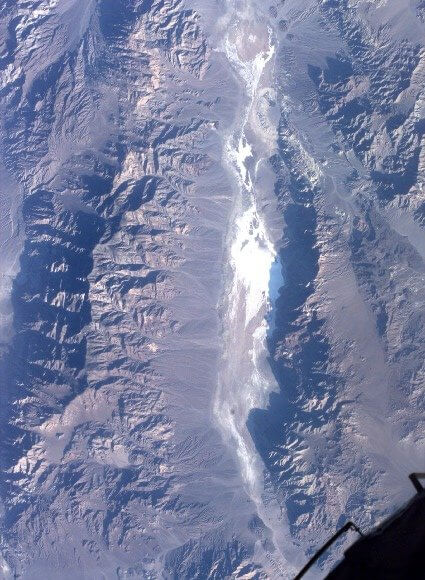 Η κοιλάδα του Θανάτου από το διάστημα, 1995 (πηγή: wikipedia)