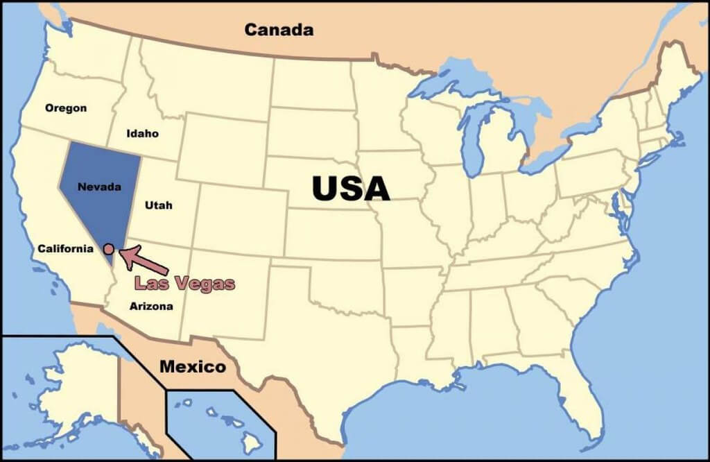 Εδώ οι καλοί χάρτες: Λας Βέγκας (πηγή: wikipedia)