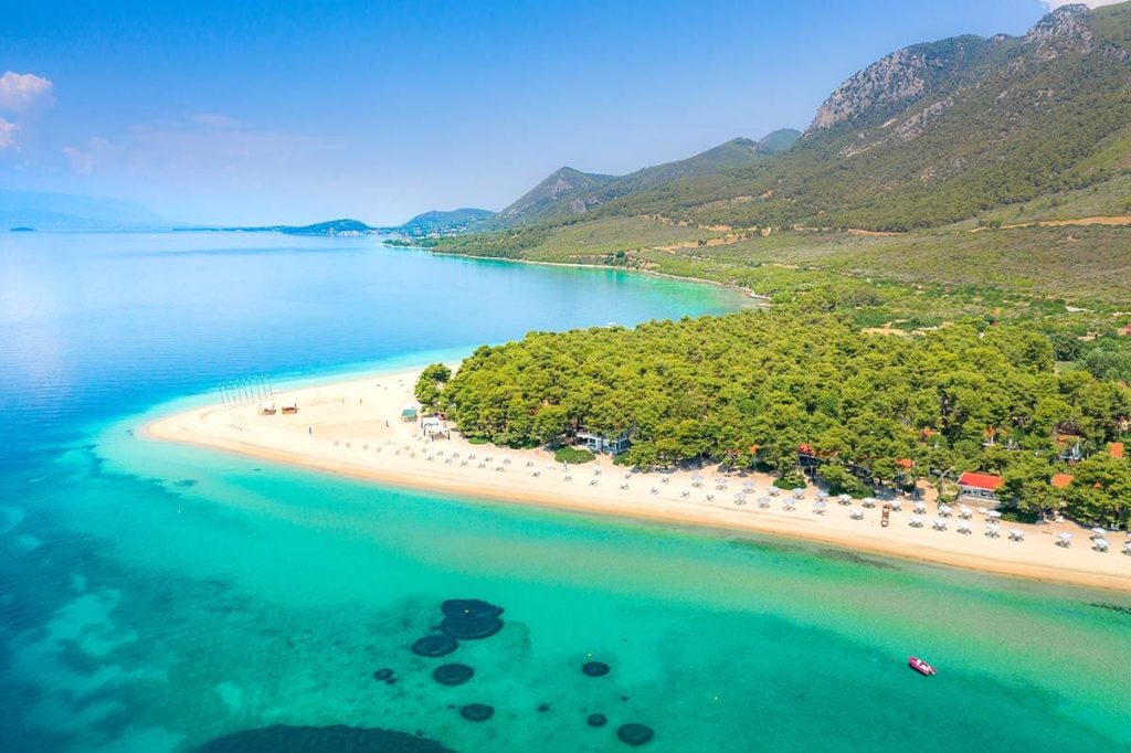 Παραλία Γρεγολίμανο ή Χρυσή Ακτή, Εύβοια