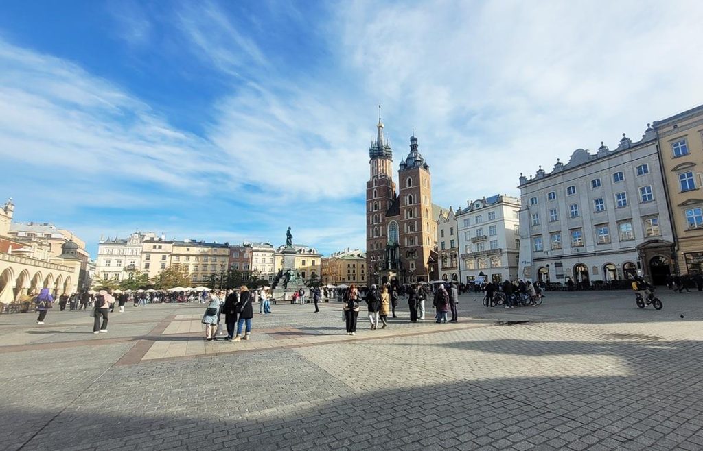 Η Rynek Główny και η Βασιλική της Παναγίας