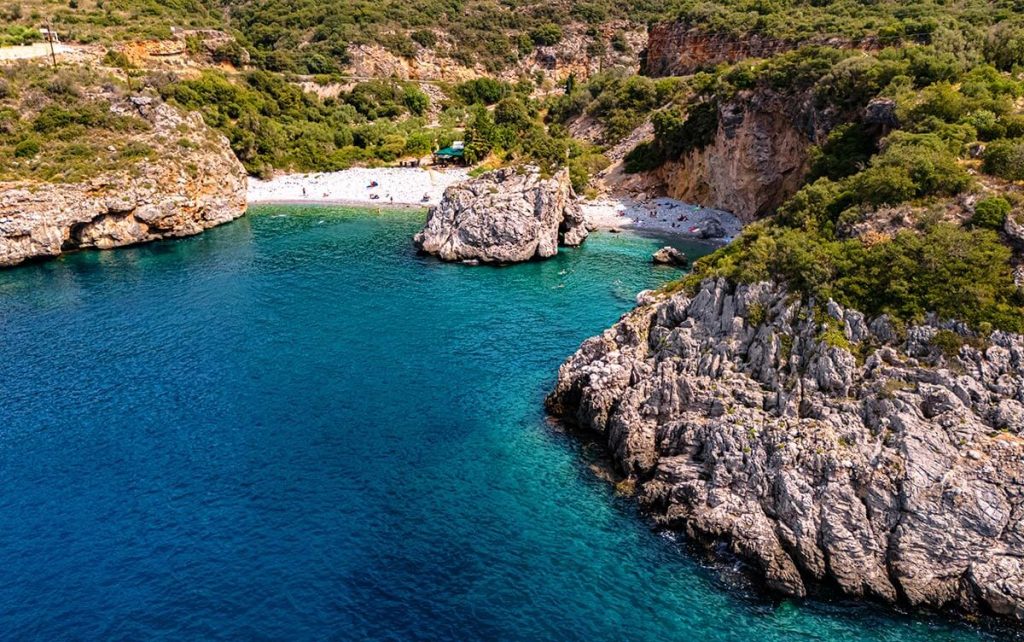 Παραλία Φονέας, Μάνη