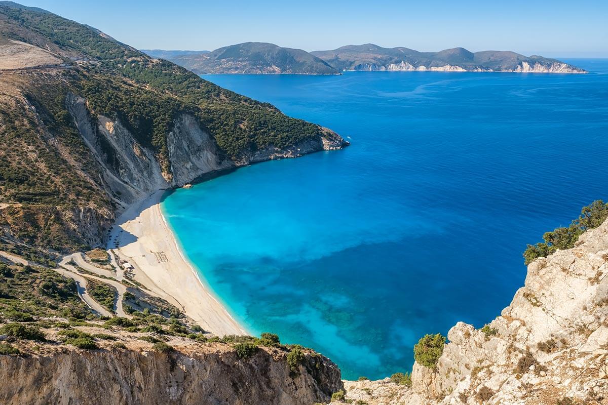 Η παραλία Μύρτος στην Κεφαλονιά