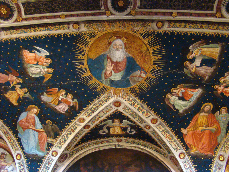 Λεπτομέρειες στην οροφή του San Maurizio al Monastero Maggiore