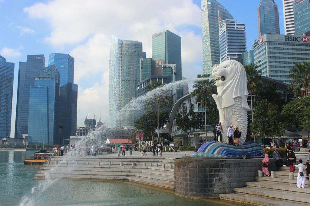 Merlion, το έμβλημα της Σιγκαπούρης