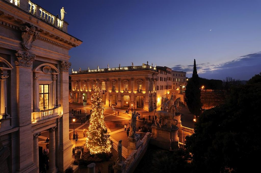 Piazza del Campidoglio την περίοδο των Χριστουγέννων