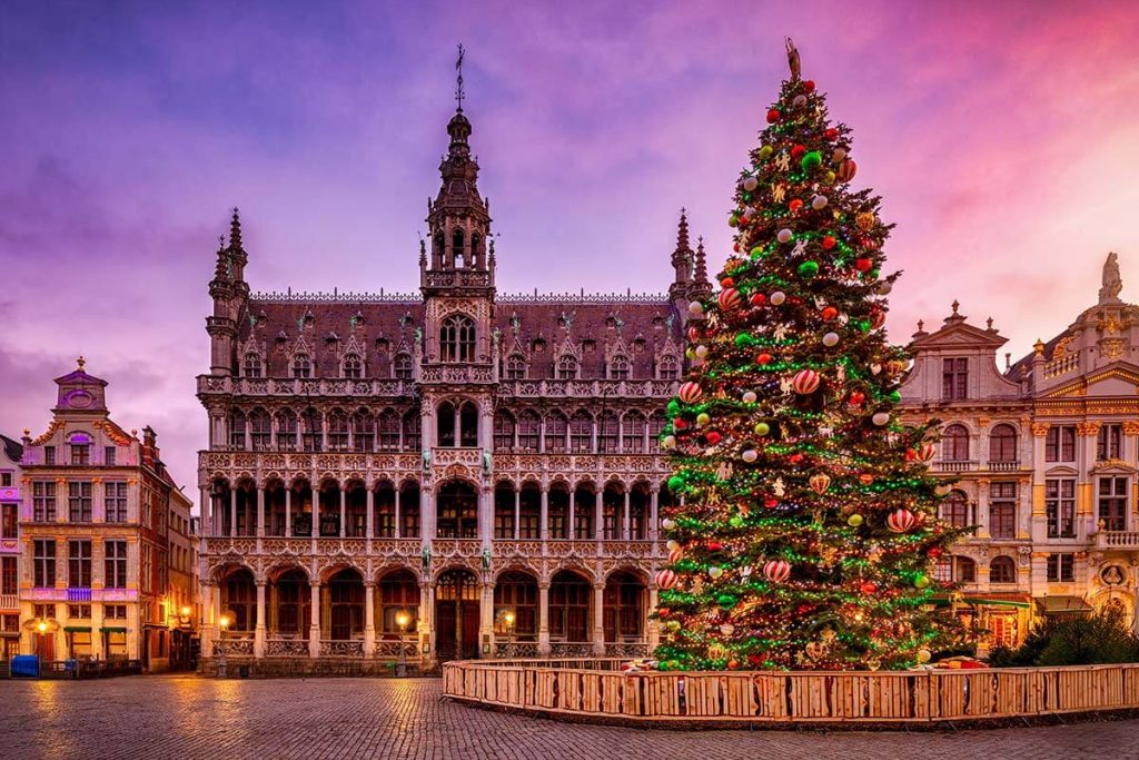 Χριστούγεννα στην Grand Place στις Βρυξέλλες