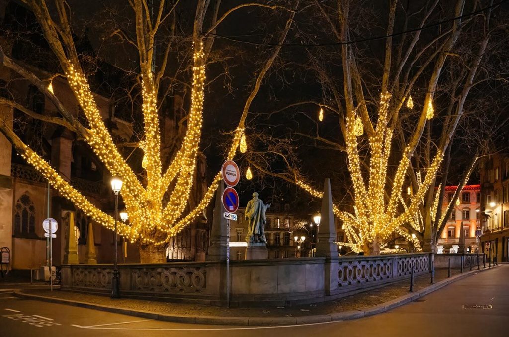 Η Place du Temple Neuf τα Χριστούγεννα