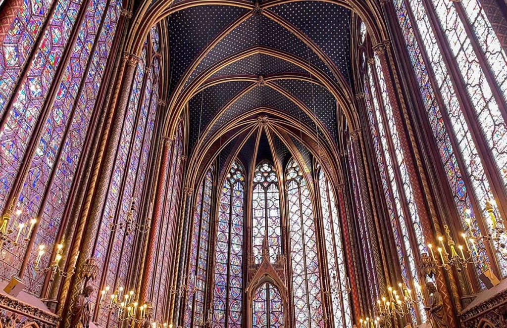 Τα βιτρώ στην Sainte-Chapelle