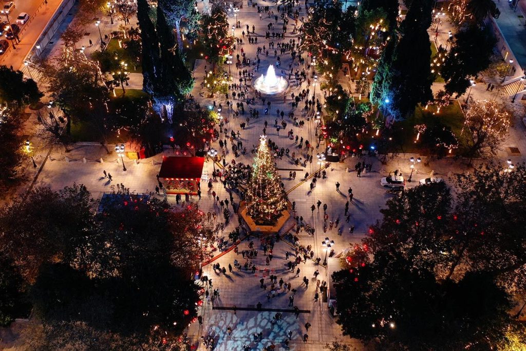 Πλατεία Συντάγματος τα Χριστούγεννα