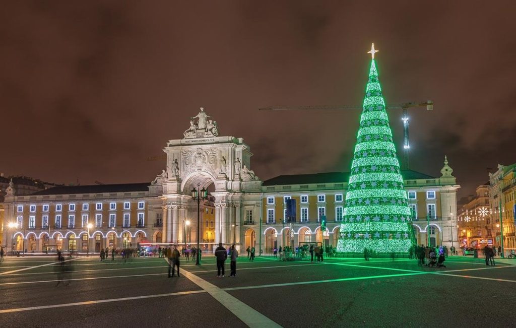 Το Χριστουγεννιάτικο Δέντρο στην Praça do Comércio