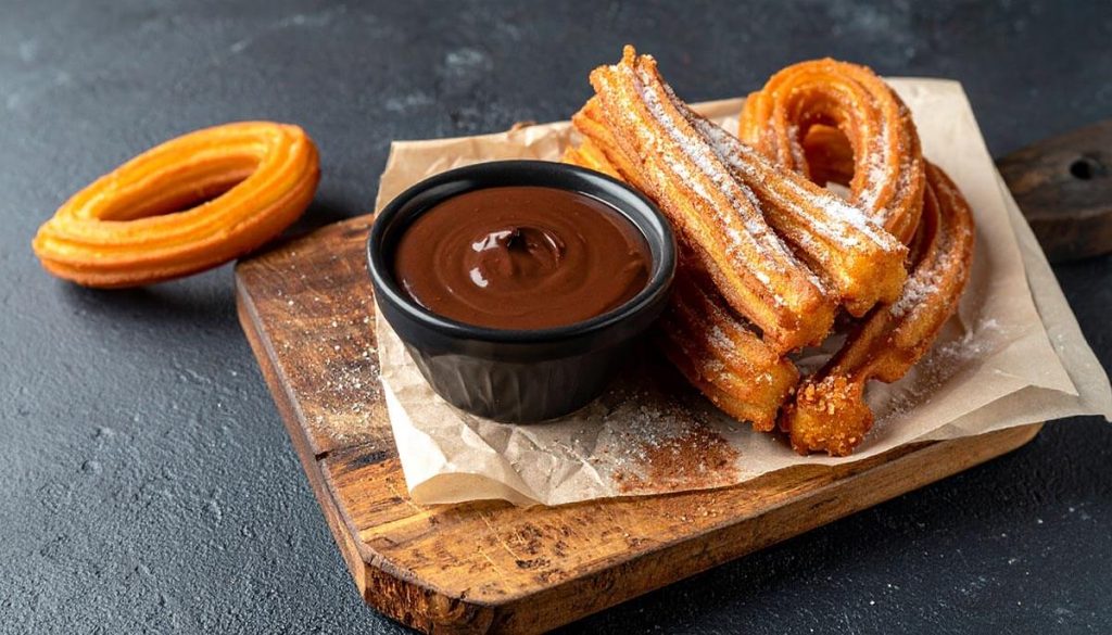 Churros με σοκολάτα