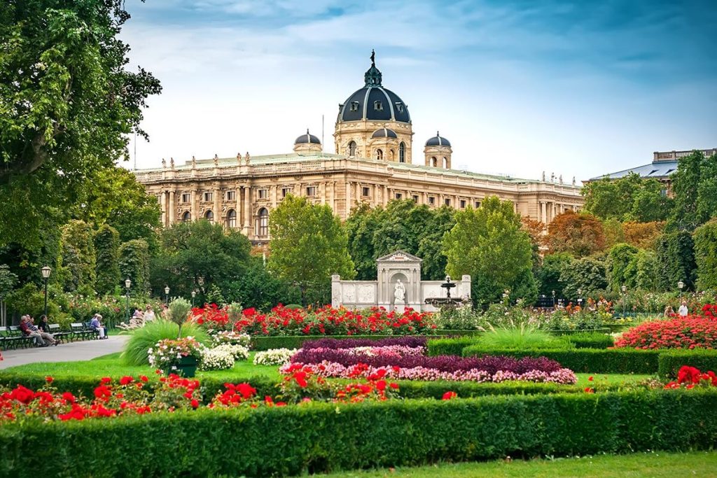Το πάρκο Volksgarten στο Innere Stadt