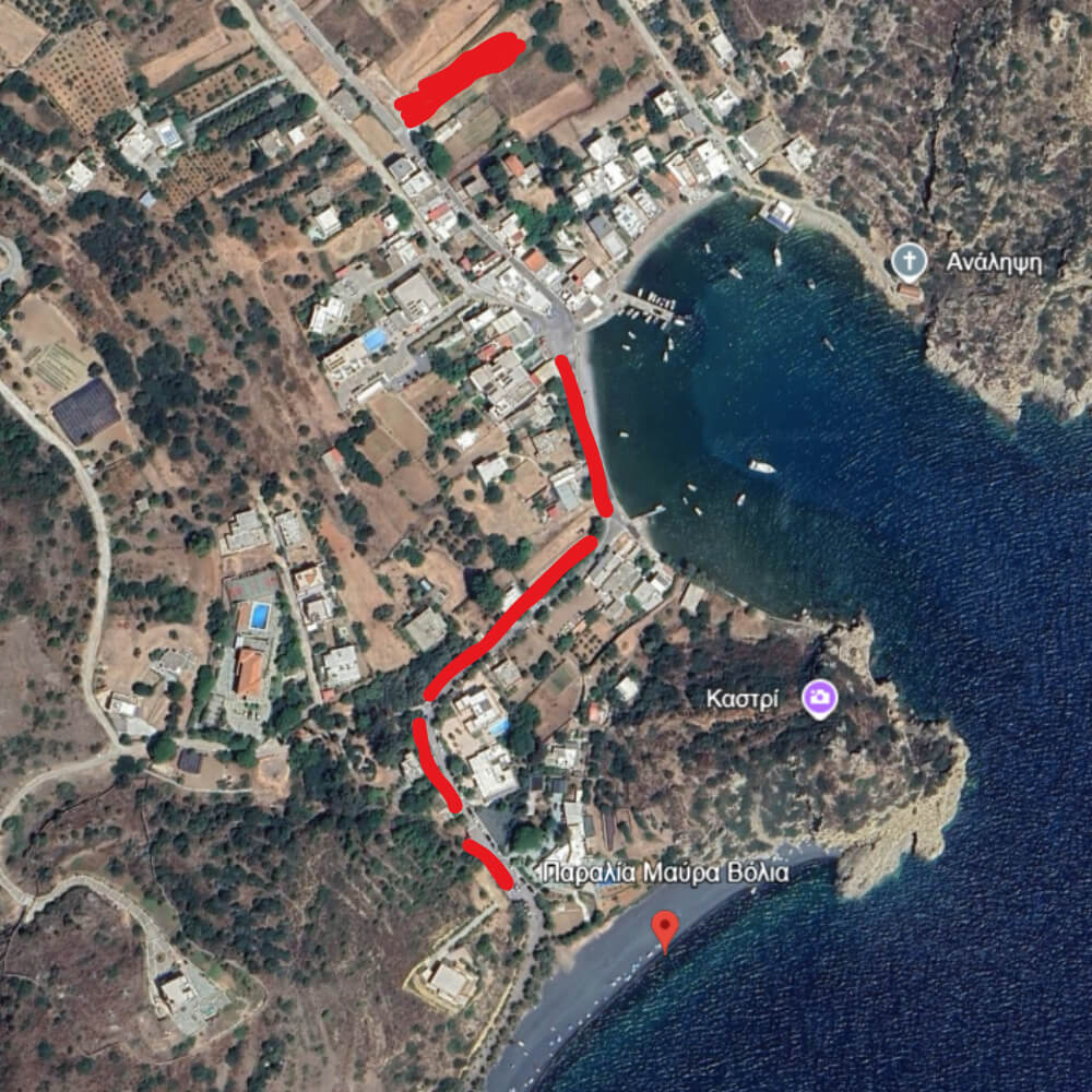 Μπορείτε να παρκάρετε στα κόκκινα σημεία