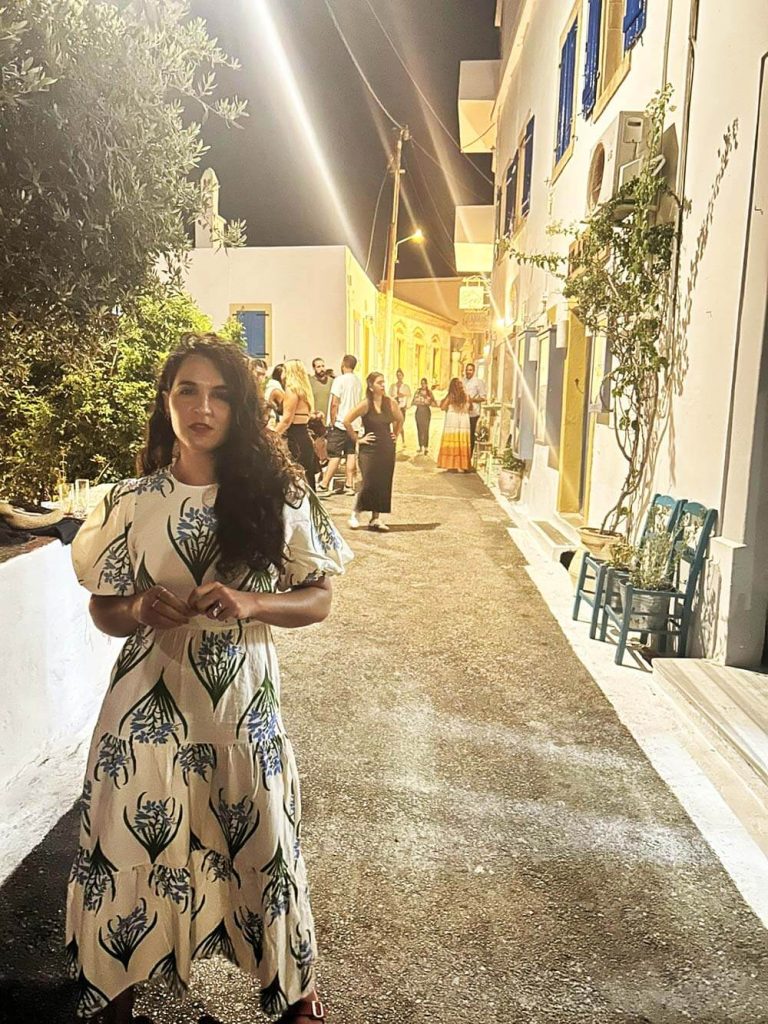 Πίνοντας ποτάκι στο iL Mercato Bar