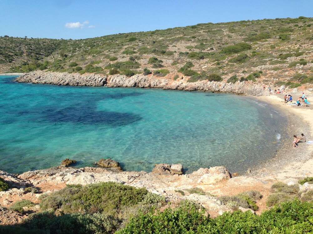 Παραλία Αγία Δύναμη χωρίς κύμα