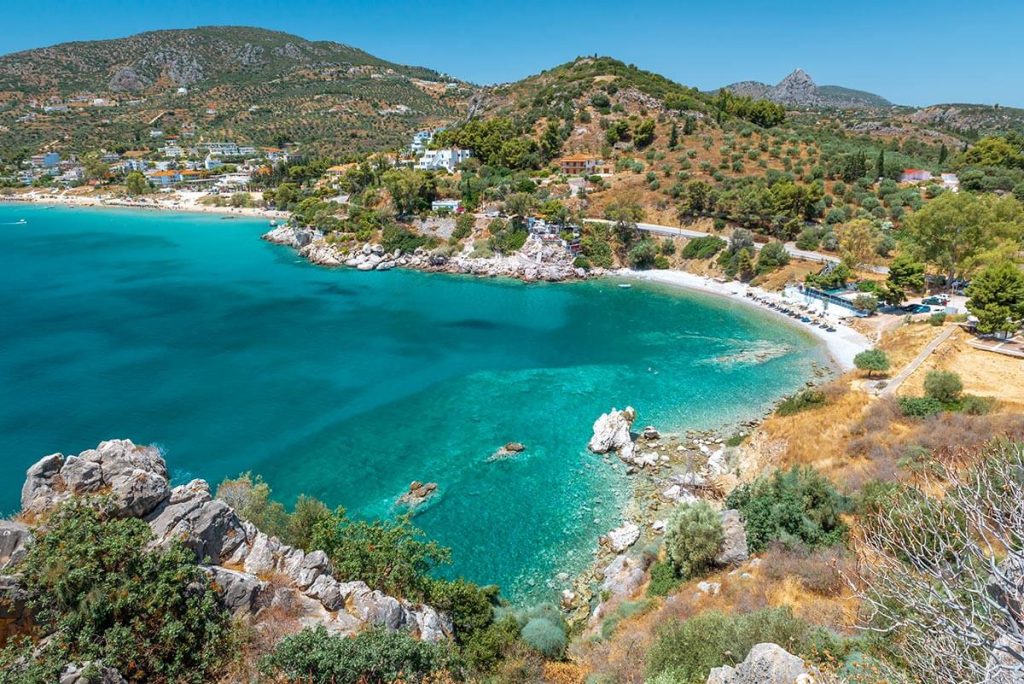 Παραλία στην Αρχαία Ασίνη, Ναύπλιο