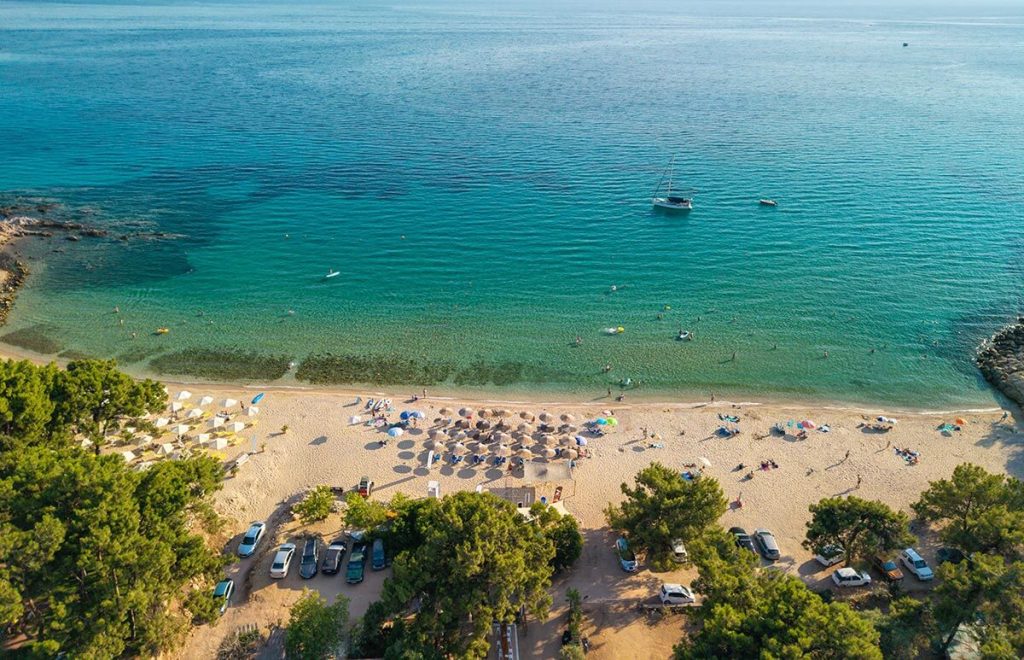 Η παραλία του Ρωσογκρεμού, Θάσος
