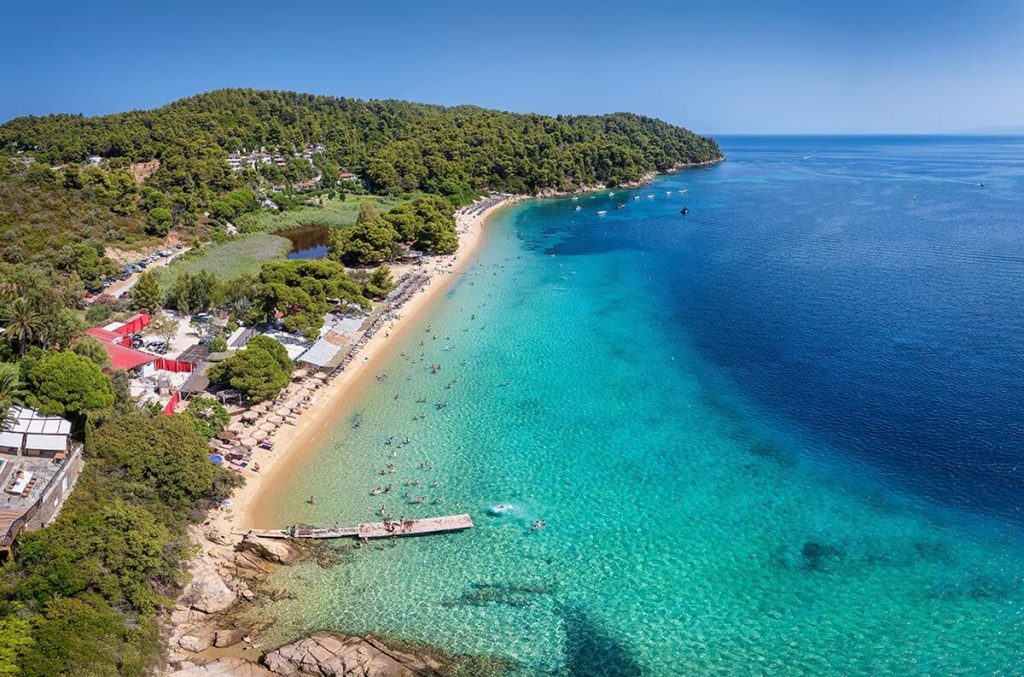 Παραλία Βρωμόλιμνος, Σκιάθος