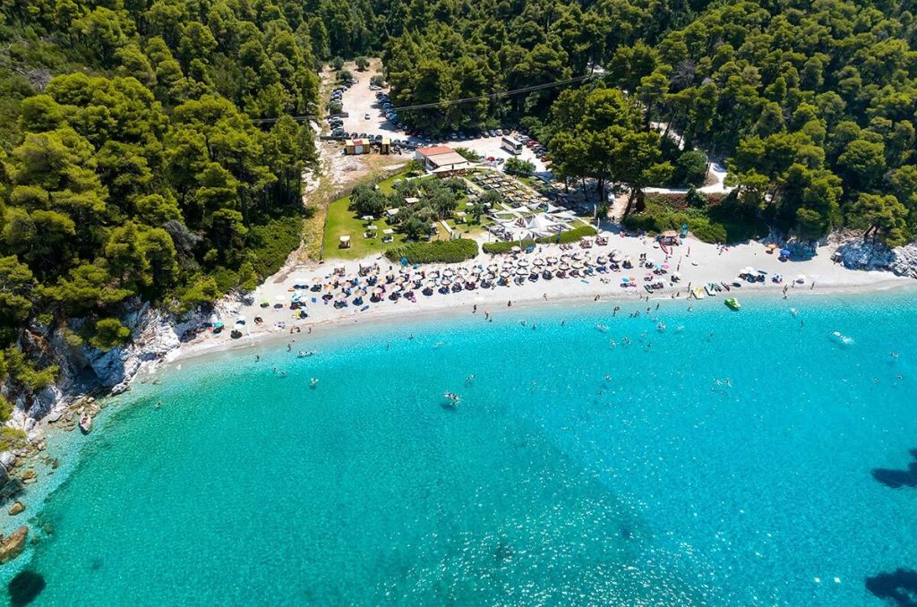 Παραλία Καστάνη, Σκόπελος