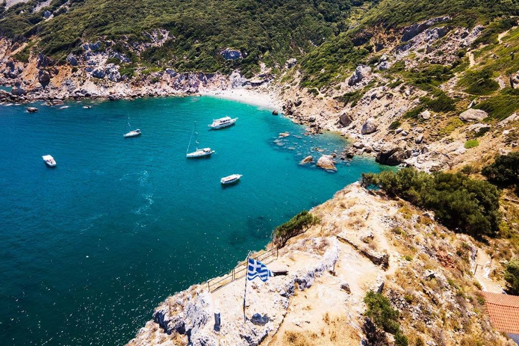 Το Κάστρο και η παραλία του, Σκιάθος