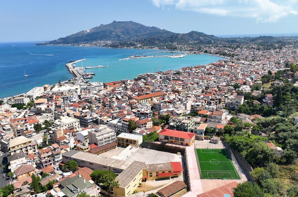 Η θέα της Ζακύνθου από τη Μπόχαλη