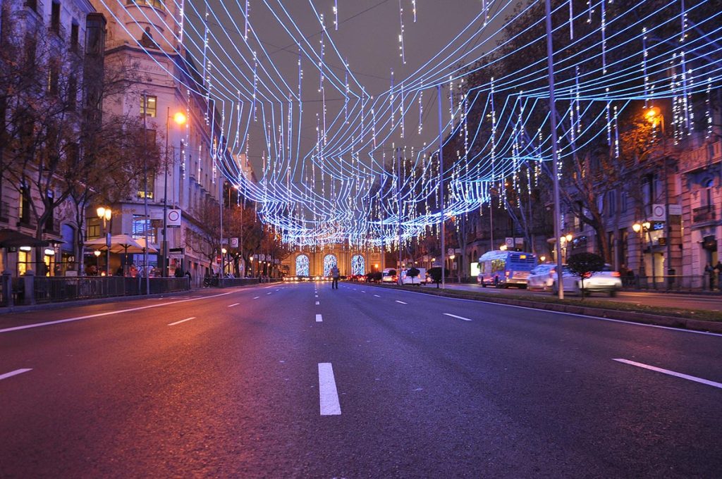 Calle de Alcala, Μαδρίτη, Χριστούγεννα