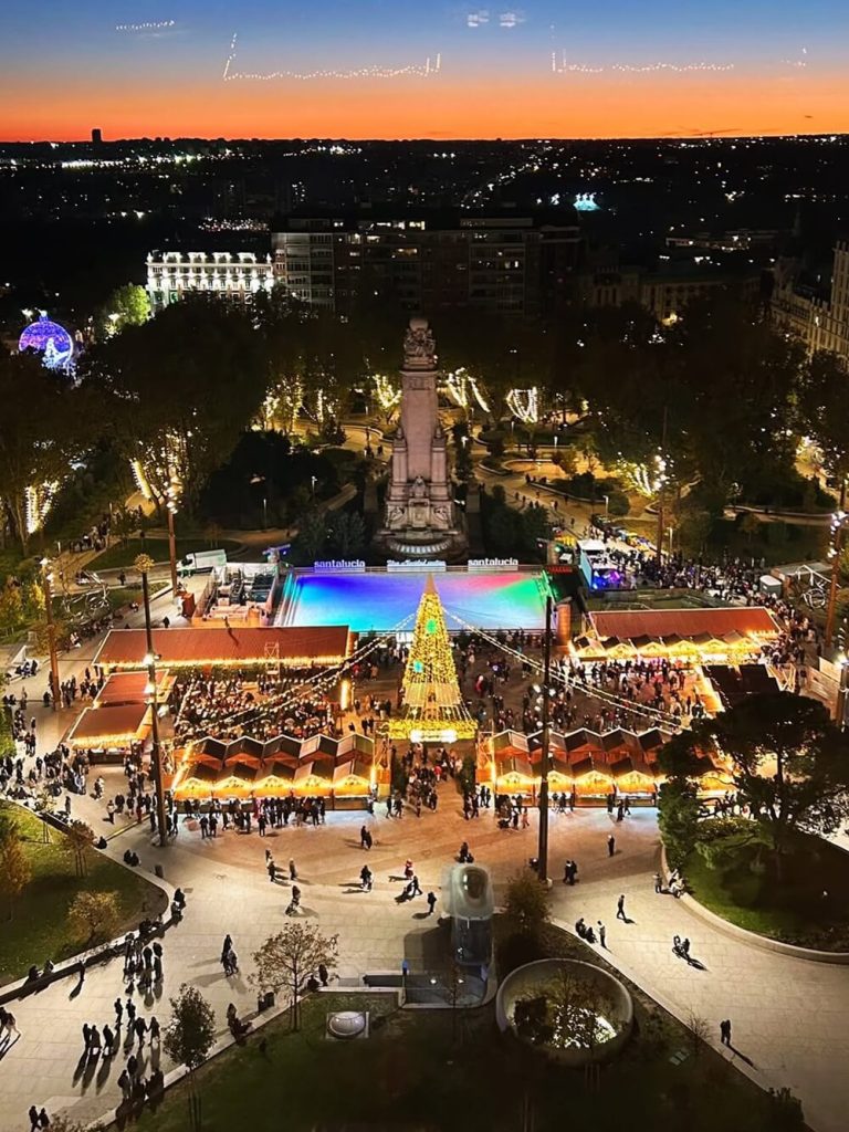 La Navideña στην Plaza de España